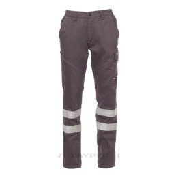 Pantalone WORKER REFLEX unisex, multistagione, con bande riflettenti in cat.1