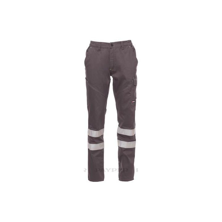 Pantalone WORKER REFLEX unisex, multistagione, con bande riflettenti in cat.1