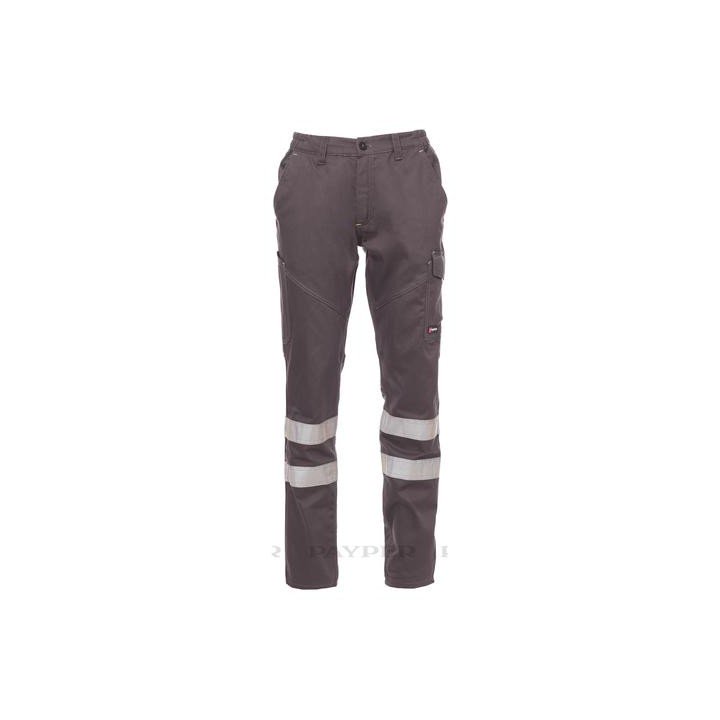 Pantalone WORKER REFLEX unisex, multistagione, con bande riflettenti in cat.1