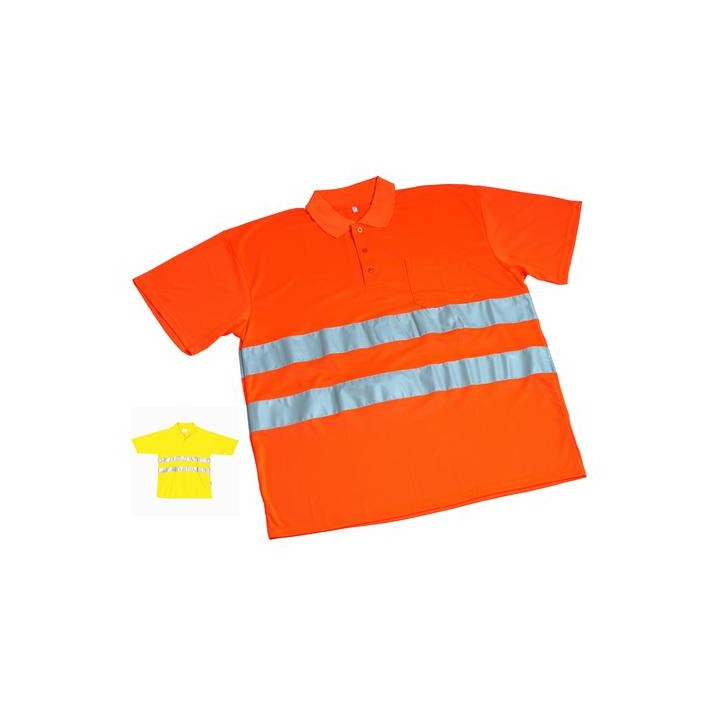 Polo Alta Visibilità in 100% Poliestere