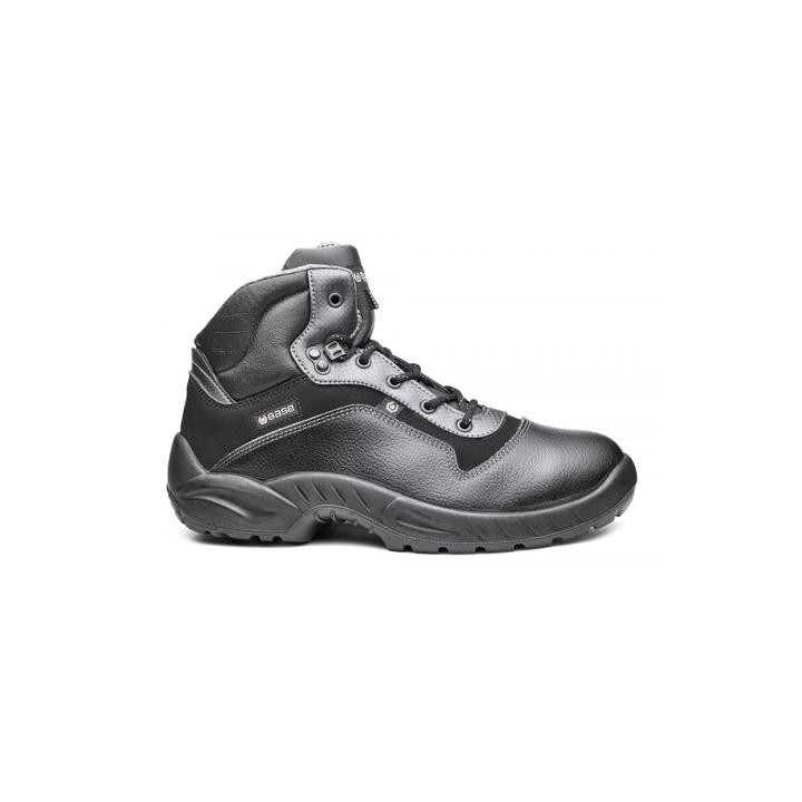 Scarpa alta S2P HRO BASE PROTECTION in pelle fiore con puntale e lamina