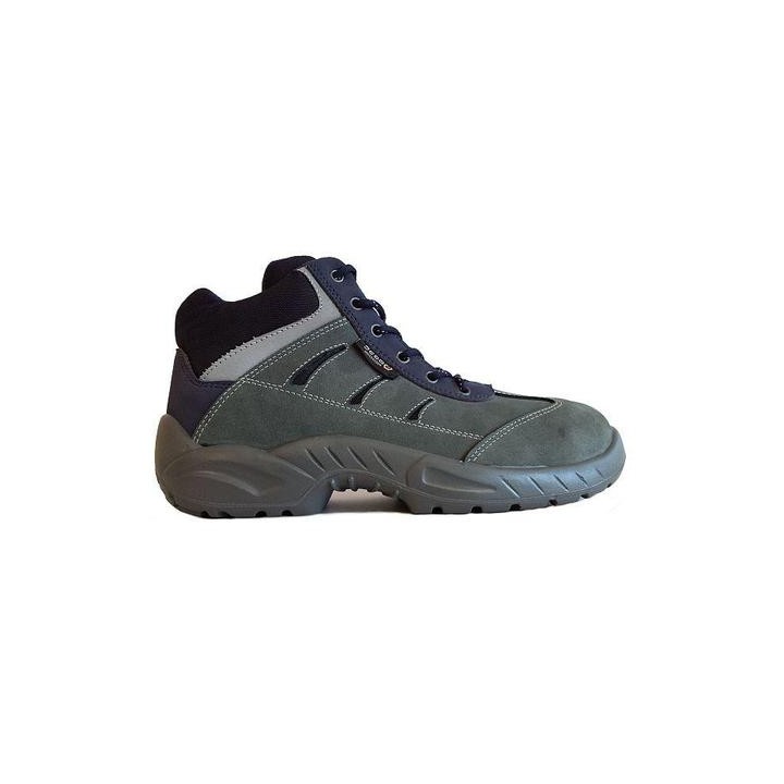 Scarpa alta S3 BASE PROTECTION pelle scamosciata puntale acciaio lamina tessile