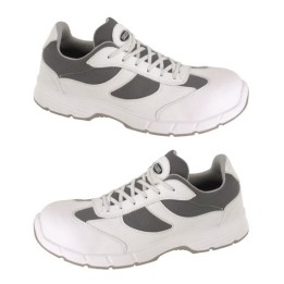 Scarpa TRANI S3 SRC in pelle e Polyester - White