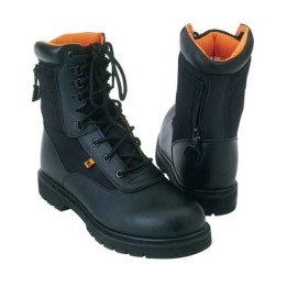 Scarponcino Security MA1 alto in pelle imbottito