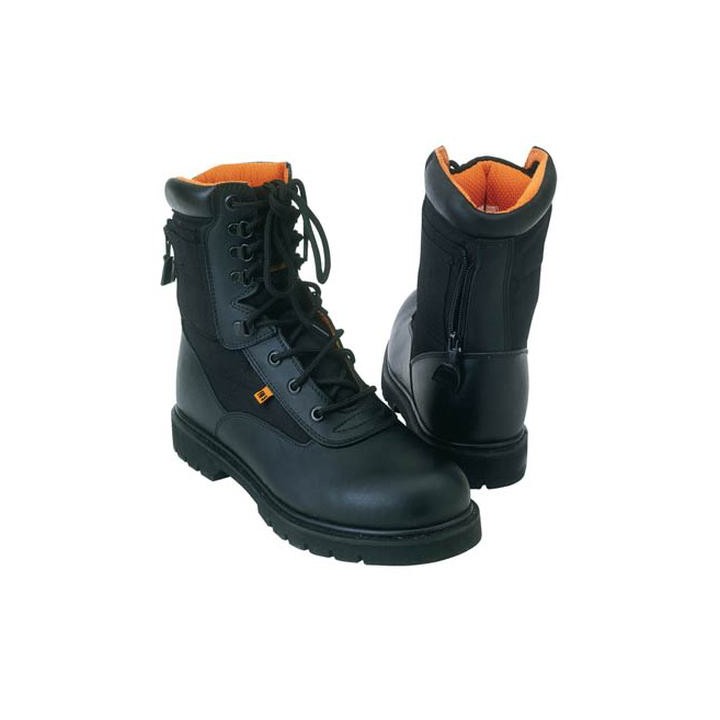 Scarponcino Security MA1 alto in pelle imbottito