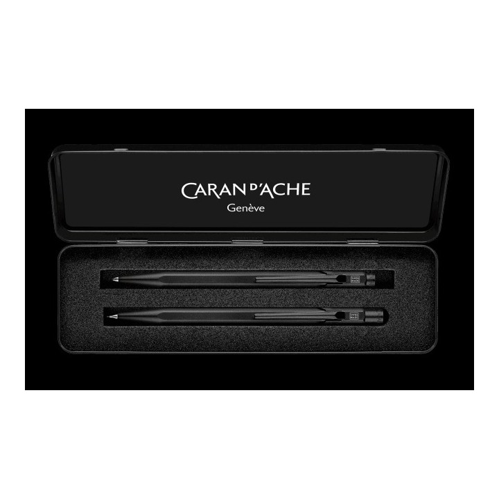 Set 849™ Stylo bille + porte-mine 0,7mm Black Code