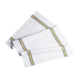 Strofinacci Towel Stripe - 100% Cotton - White