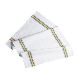 Strofinacci Towel Stripe - 100% Cotton - White