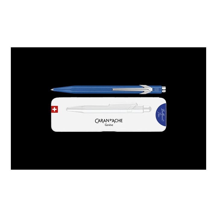 Stylo bille 849™ Colormat-X Bleu avec étui slimpack
