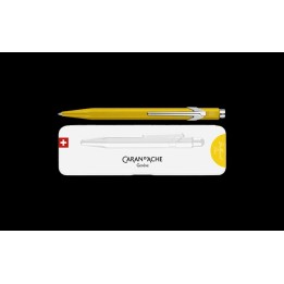 Stylo bille 849™ Colormat-X Jaune avec étui slimpack