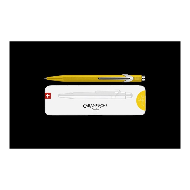 Stylo bille 849™ Colormat-X Jaune avec étui slimpack
