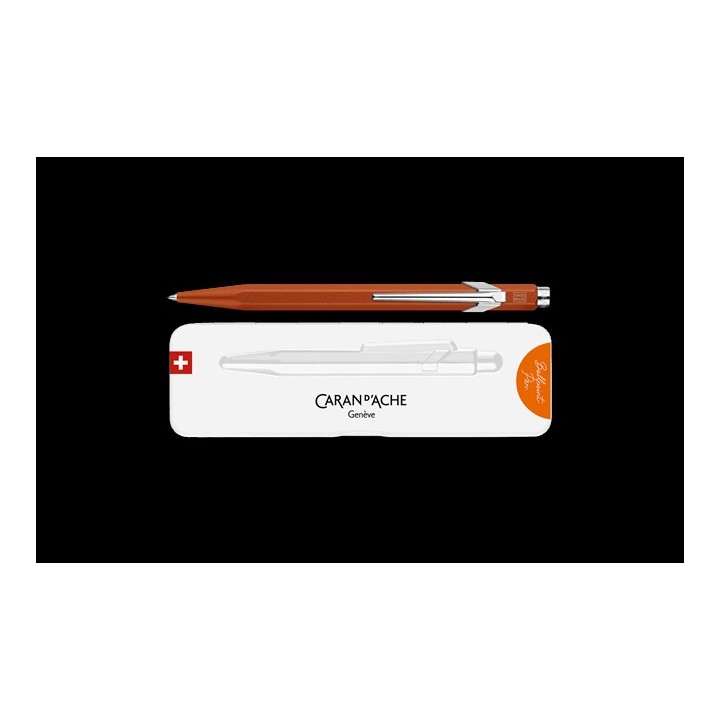 Stylo bille 849™ Colormat-X Orange avec étui slimpack
