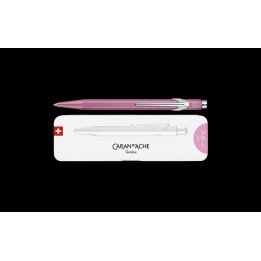 Stylo bille 849™ Colormat-X Rose avec étui slimpack