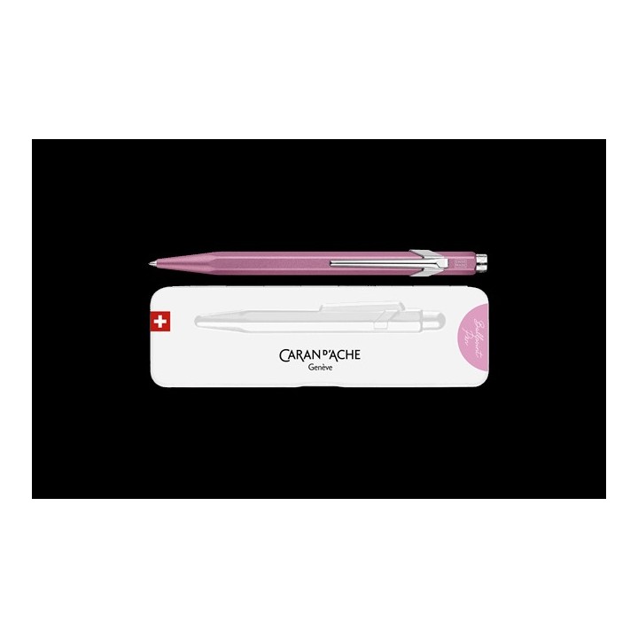 Stylo bille 849™ Colormat-X Rose avec étui slimpack