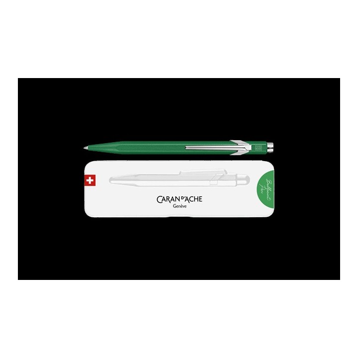 Stylo bille 849™ Colormat-X Vert avec étui slimpack