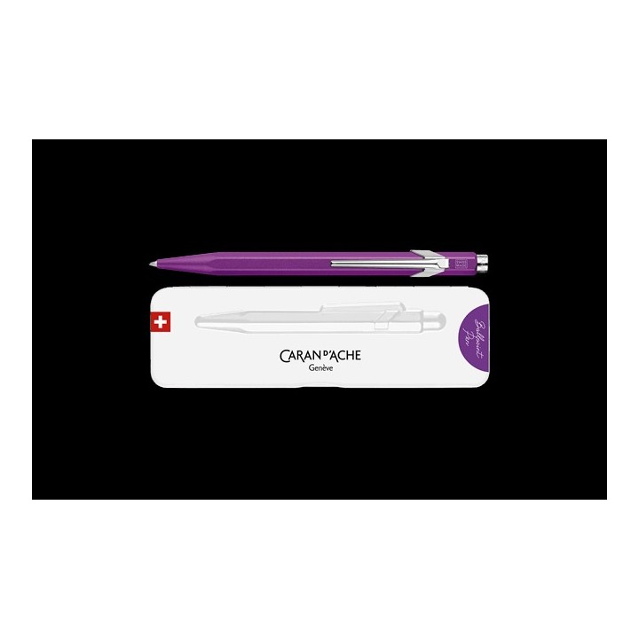Stylo bille 849™ Colormat-X Violet avec étui slimpack