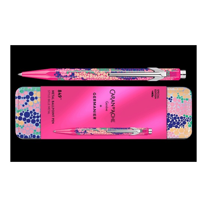 Stylo bille 849™ Germanier Rose fluo avec étui métal