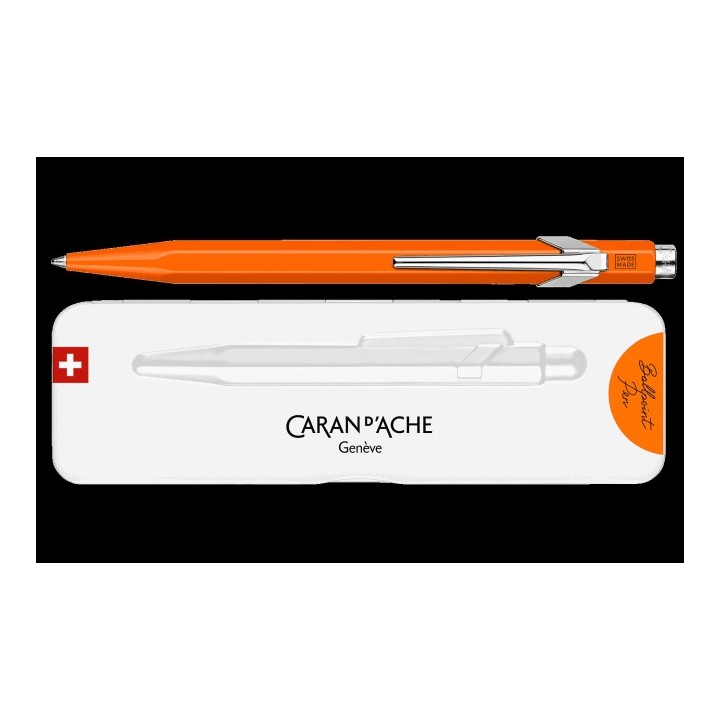 Stylo bille 849™ Orange fluo avec étui slimpack