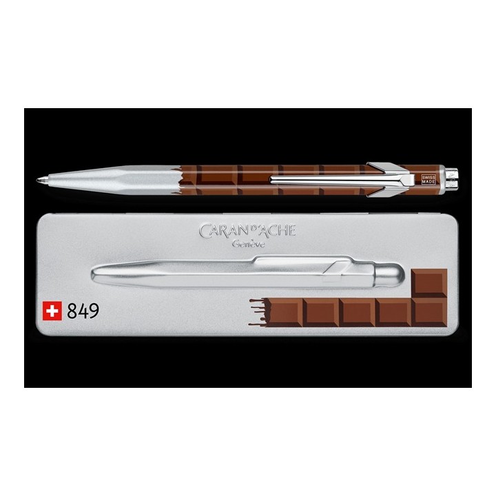 Stylo bille 849™ Totally Swiss - Chocolat étui slimpack