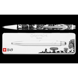 Stylo bille 849™ Totally Swiss - Papier découpé avec étui slimpack