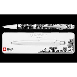 Stylo bille 849™ Totally Swiss - Papier découpé avec étui slimpack