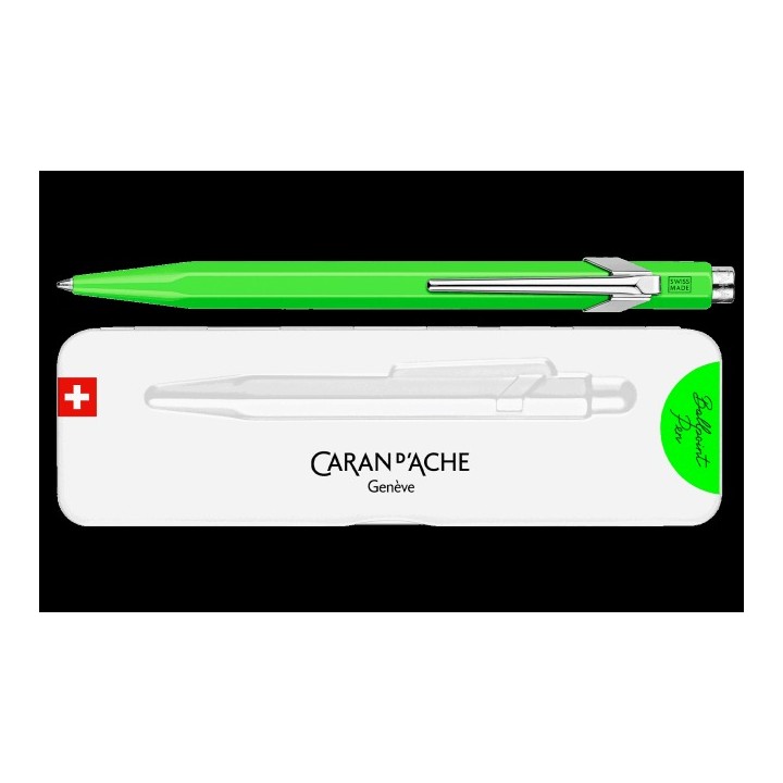 Stylo bille 849™ Vert fluo avec étui slimpack