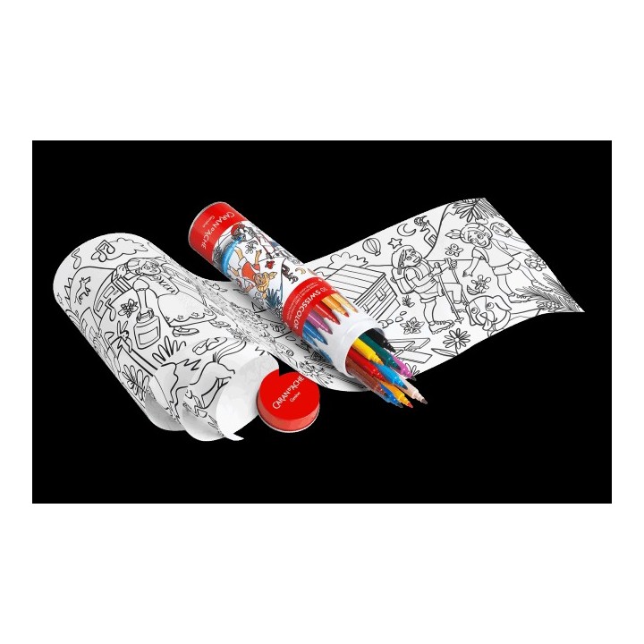 Swisscolor™, tube 10 feutres standards + poster