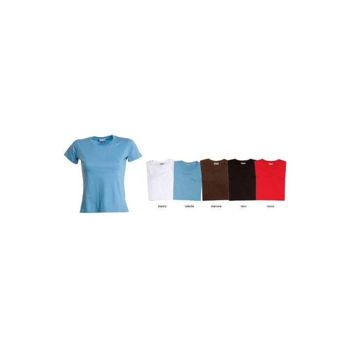 T-Shirt SLIM donna 100% cotone alta qualità 145 gr/mq