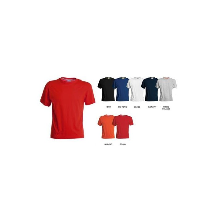 T-Shirt UNDER 100% cotone Jersey pettinato manica corta 125 gr/mq