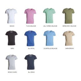 T-Shirt UNDERGROUND manica corta con girocollo leggermente ampio con bordino fine