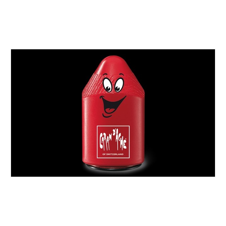 Taille-crayon double plastique - rouge