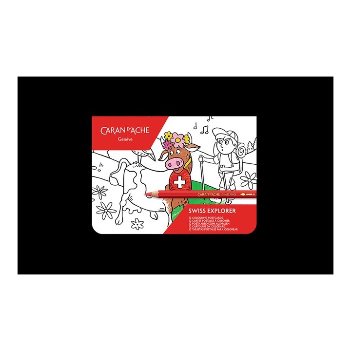 Cartes à colorier Swiss Explorer FSC