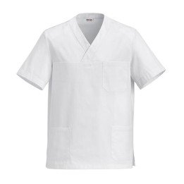Casacca unisex Leonardo - 100% Cotton - White