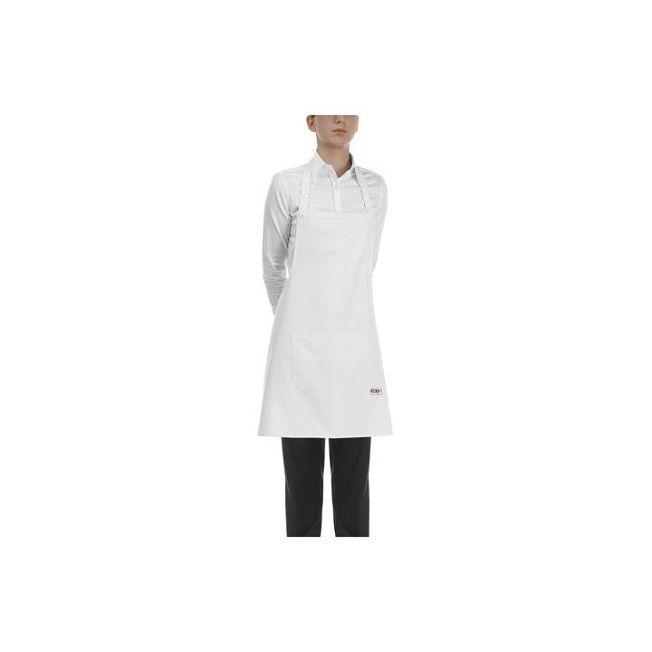Falda Short Bip Apron - 100% Cotton - White