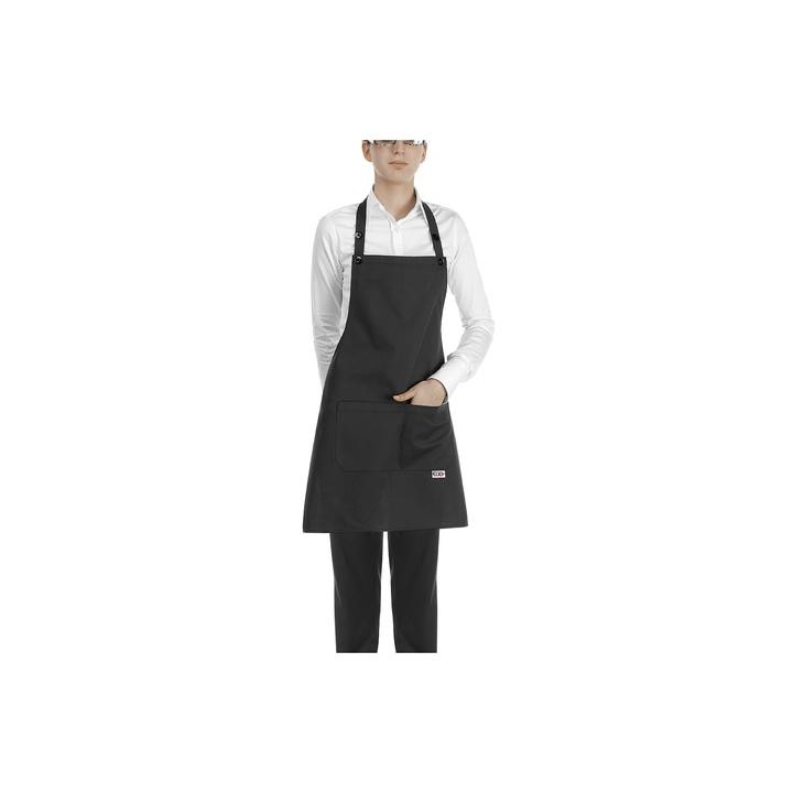 Falda Short Bip Apron - 65% Polyester - 35% Cotton - Black