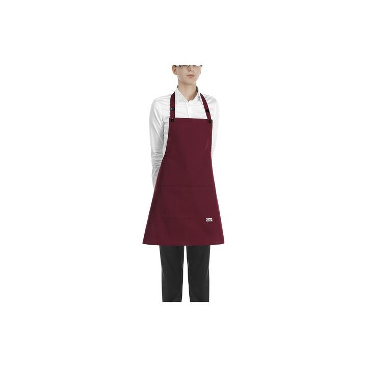 Falda Short Bip Apron - 65% Polyester - 35% Cotton - Bordeaux