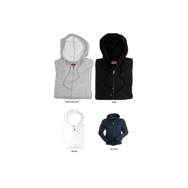 Felpa MAIORCA donna Full Zip con cappuccio