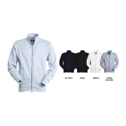 Felpa PANAMA Full-Zip in misto cotone