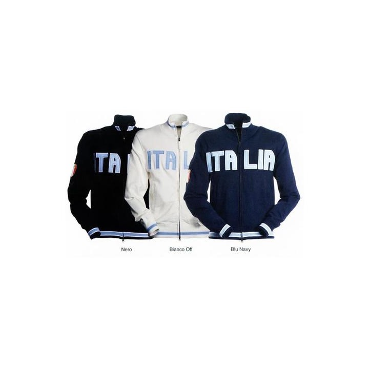 Felpa SPORT uomo, zip intera coperta in metallo con doppio cursore