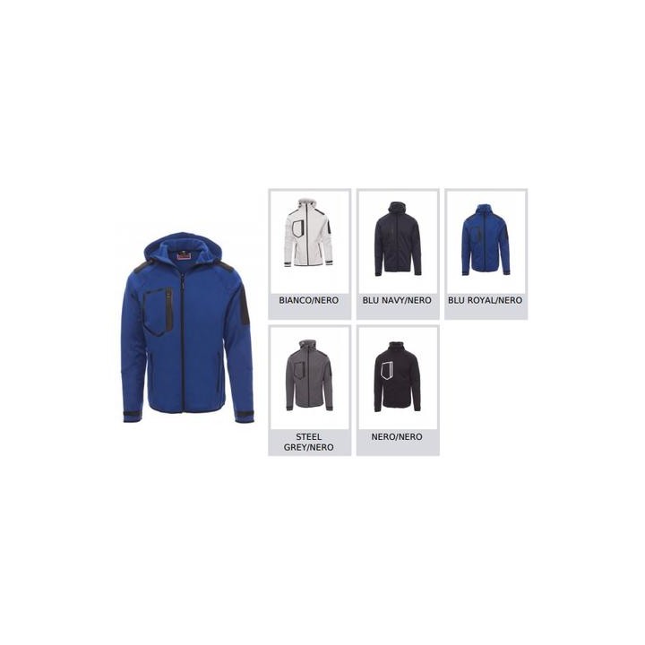 Giacca EXTREME soft shell ergonomica da uomo e manica raglan