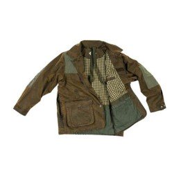 Giacca in poliammide spalmato con trattamento water repellent e inserti KEVLAR