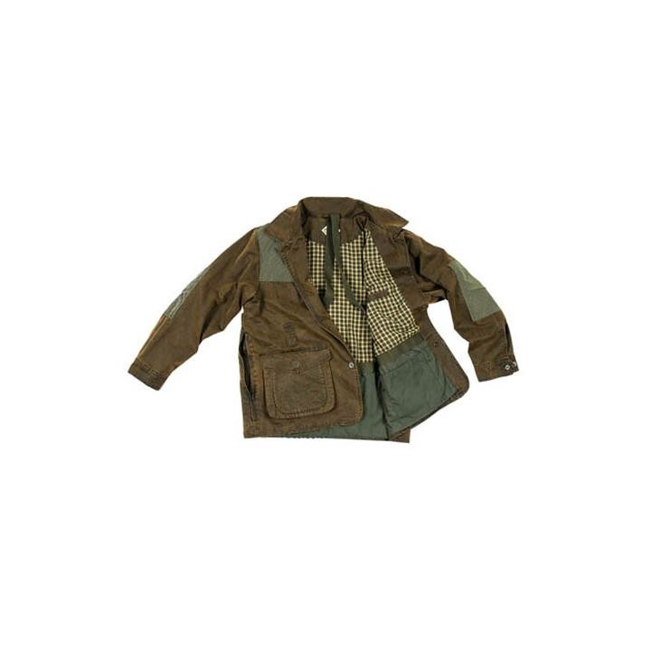 Giacca in poliammide spalmato con trattamento water repellent e inserti KEVLAR