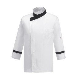 Giacca unisex Diagonal - 65% Polyester - 35% Cotton - White
