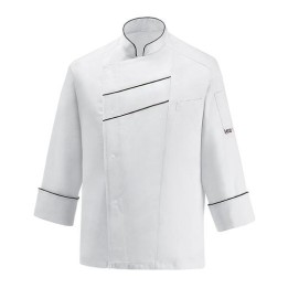 Giacca unisex Line - 60% Polyester - 40% Cotton - Black Piping