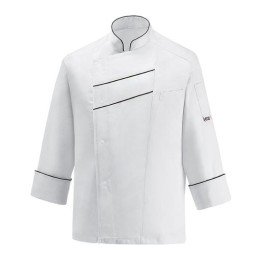 Giacca unisex Line - 60% Polyester - 40% Cotton - Black Piping