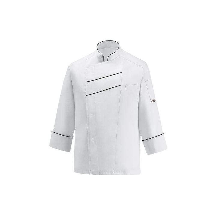 Giacca unisex Line - 60% Polyester - 40% Cotton - Black Piping