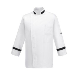 Giacca unisex Square Neck - 65% Polyester - 35% Cotton - White