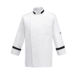 Giacca unisex Square Neck - 65% Polyester - 35% Cotton - White