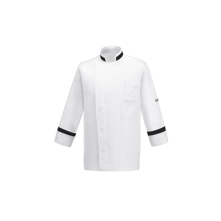 Giacca unisex Square Neck - 65% Polyester - 35% Cotton - White