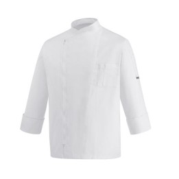 Giacca unisex Zip - 100% Microfiber - White